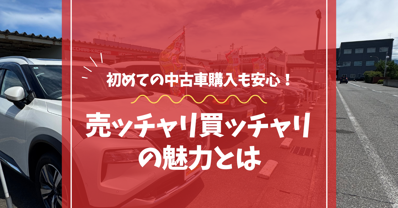 初めての中古車購入も安心！売ッチャリ買ッチャリの魅力とは？